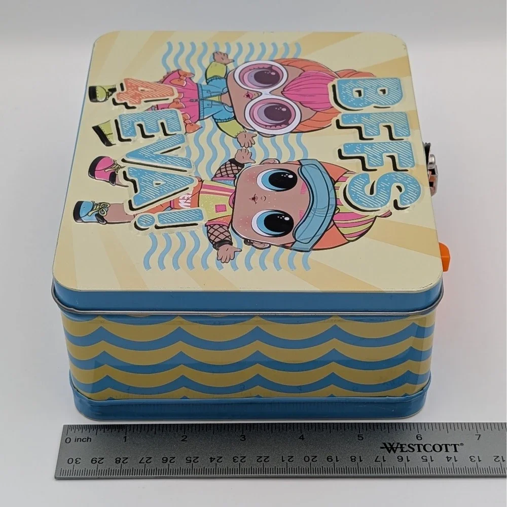 LOL Surprise Puzzle in Metal Lunchbox Neon QT Neon Guy BFFS 4 EVA Complete Set